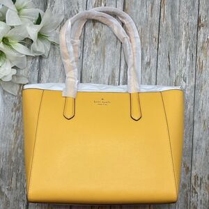 Kate Spade Yellow Gold Fall Staci Medium Tote Bag Purse